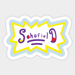 90's Schofield Sticker